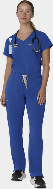 COLOR|RYL|Tempo Womens Outfit Royal Blue Straight Leg Style # T201
