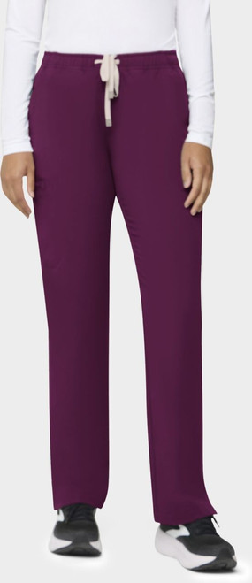 COLOR|WIN|Tempo Womens Straight Leg Wine Pant Style # T201