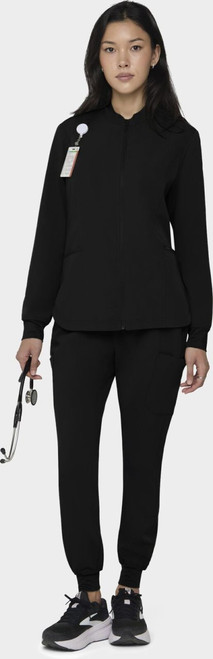 COLOR|BLK|Tempo Womens Outfit Black T301 Style # T202