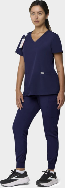 COLOR|NVY|Tempo Womens Outfit Navy Jogger Style # T202