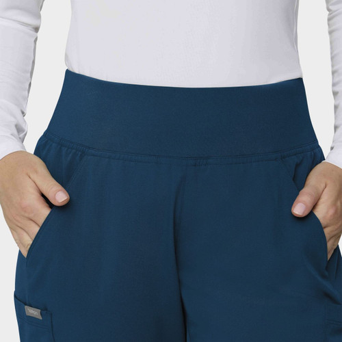 COLOR|CRB|Tempo Womens Flare Leg Caribbean Blue Pant Style # T203