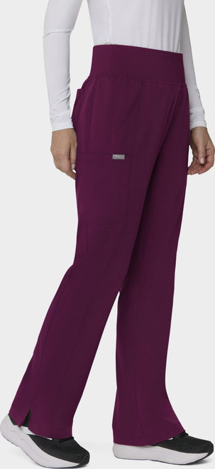 COLOR|WIN|Tempo Womens Flare Leg Wine Pant Style # T203