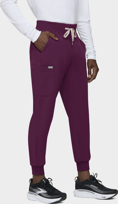 COLOR|WIN|Tempo Mens Jogger Wine Pant Style # T272