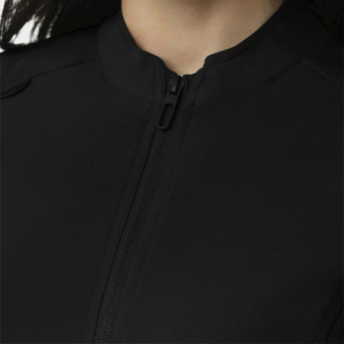COLOR|BLK|Tempo Womens Zip Black Jacket Style # T301