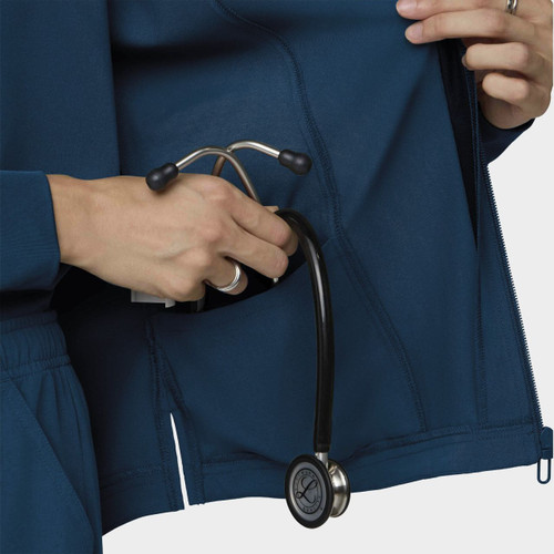 COLOR|CRB|Tempo Womens Zip Caribbean Blue Jacket Style # T301