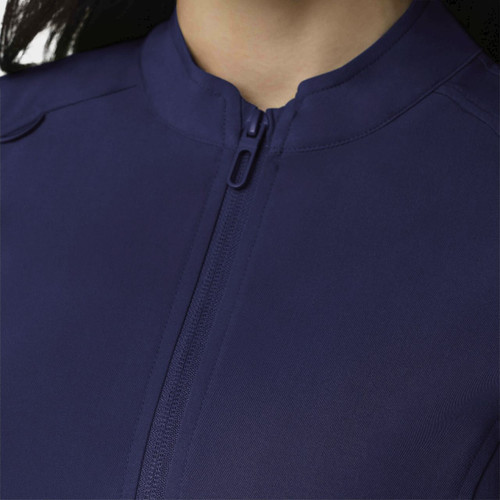 COLOR|NVY|Tempo Womens Zip Navy Jacket Style # T301