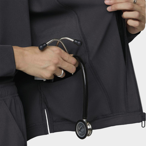 COLOR|PWT|Tempo Womens Zip Pewter Jacket Style # T301