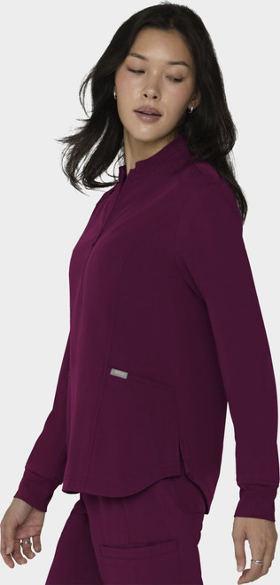 COLOR|WIN|Tempo Womens Zip Wine Jacket Style # T301