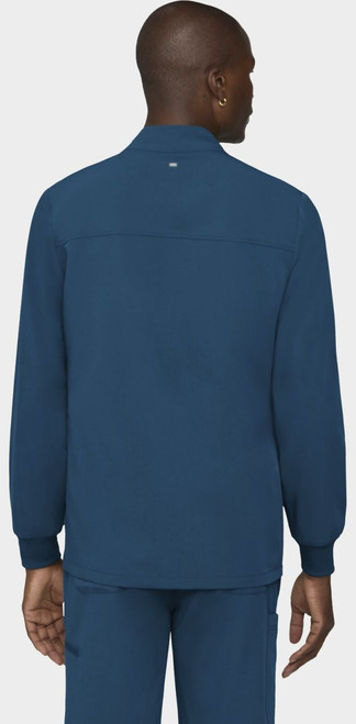COLOR|CRB|Tempo Mens Zip Caribbean Blue Jacket Style # T371