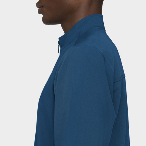 COLOR|CRB|Tempo Mens Zip Caribbean Blue Jacket Style # T371