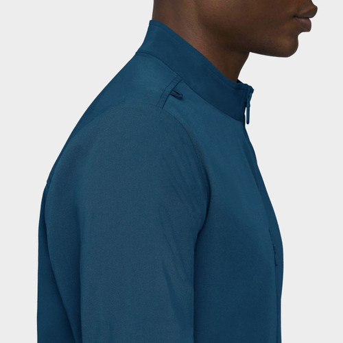 COLOR|CRB|Tempo Mens Zip Caribbean Blue Jacket Style # T371