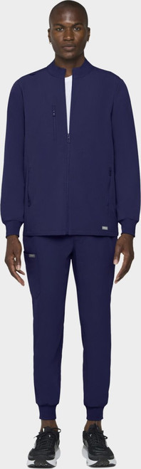 COLOR|NVY|Tempo Mens Outfit Navy Jacket Style # T371