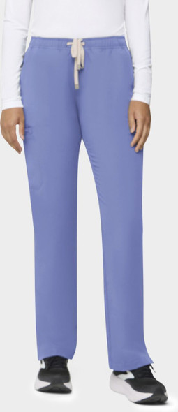 COLOR|CBL|Tempo Womens Straight Leg Ceil Blue Pant Style # T201