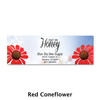 Red Coneflower Customizable Vinyl Banner