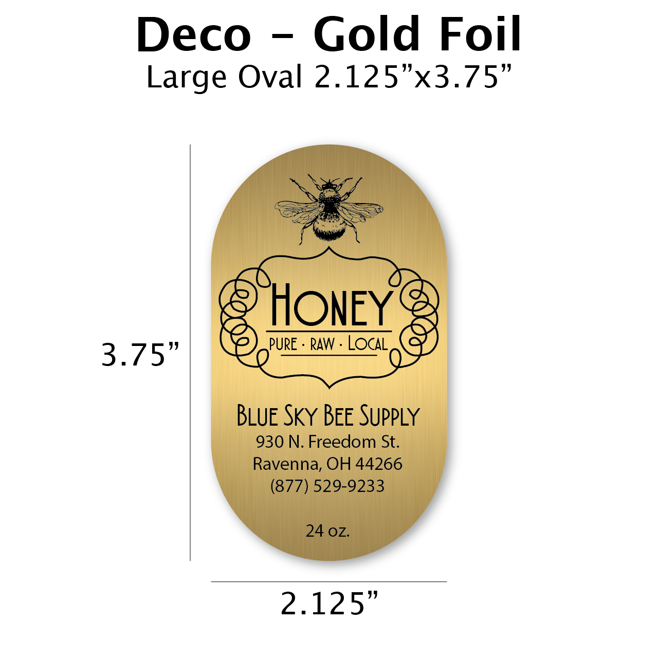 Deco Foil Perfect Pouch Labels