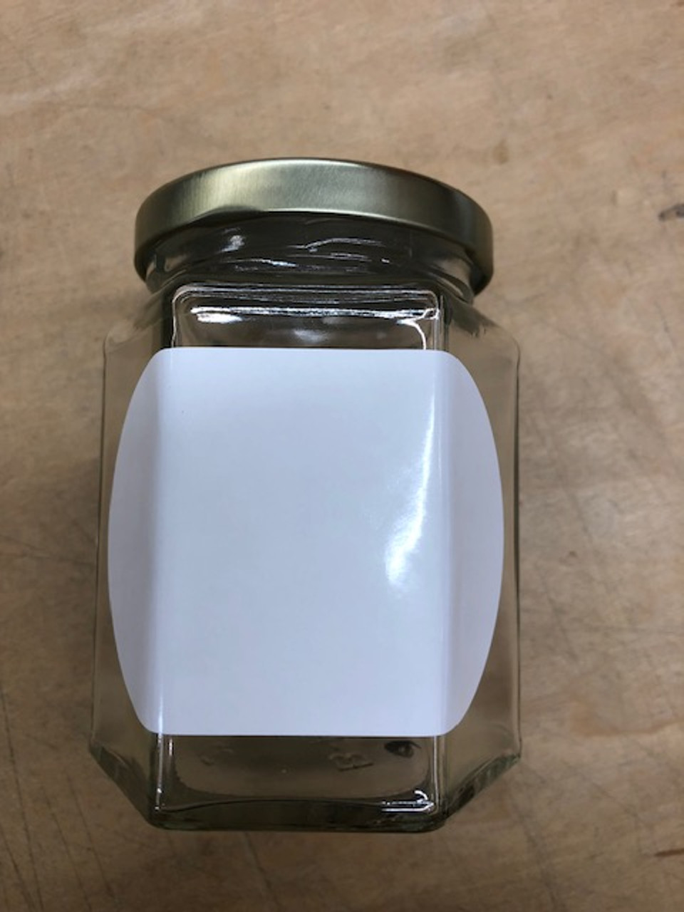 9 oz Clear Glass Jar with Silver Lid