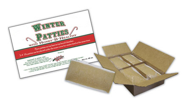 Winter Patties w/Honey-B-Healthy (1 lb. patty, 10 lb. box or 40 lb. box)