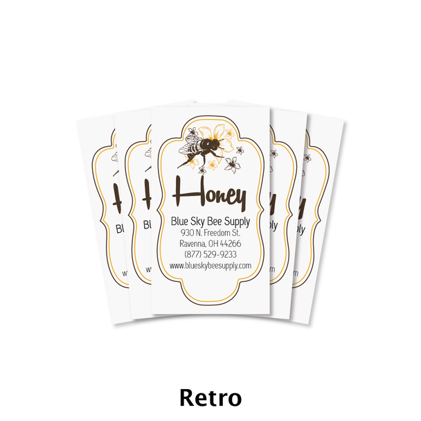 Retro Customizable Business Cards