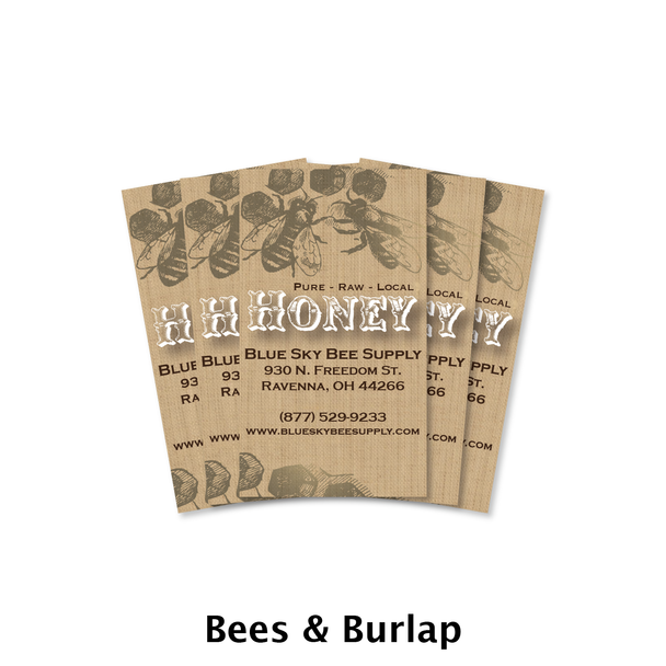 Bees & Burlap Customizable Business Cards