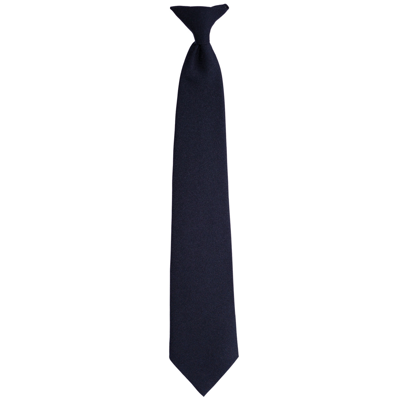 Tact Squad Textured Polyester Clip-On Tie - Curtis Blue Line