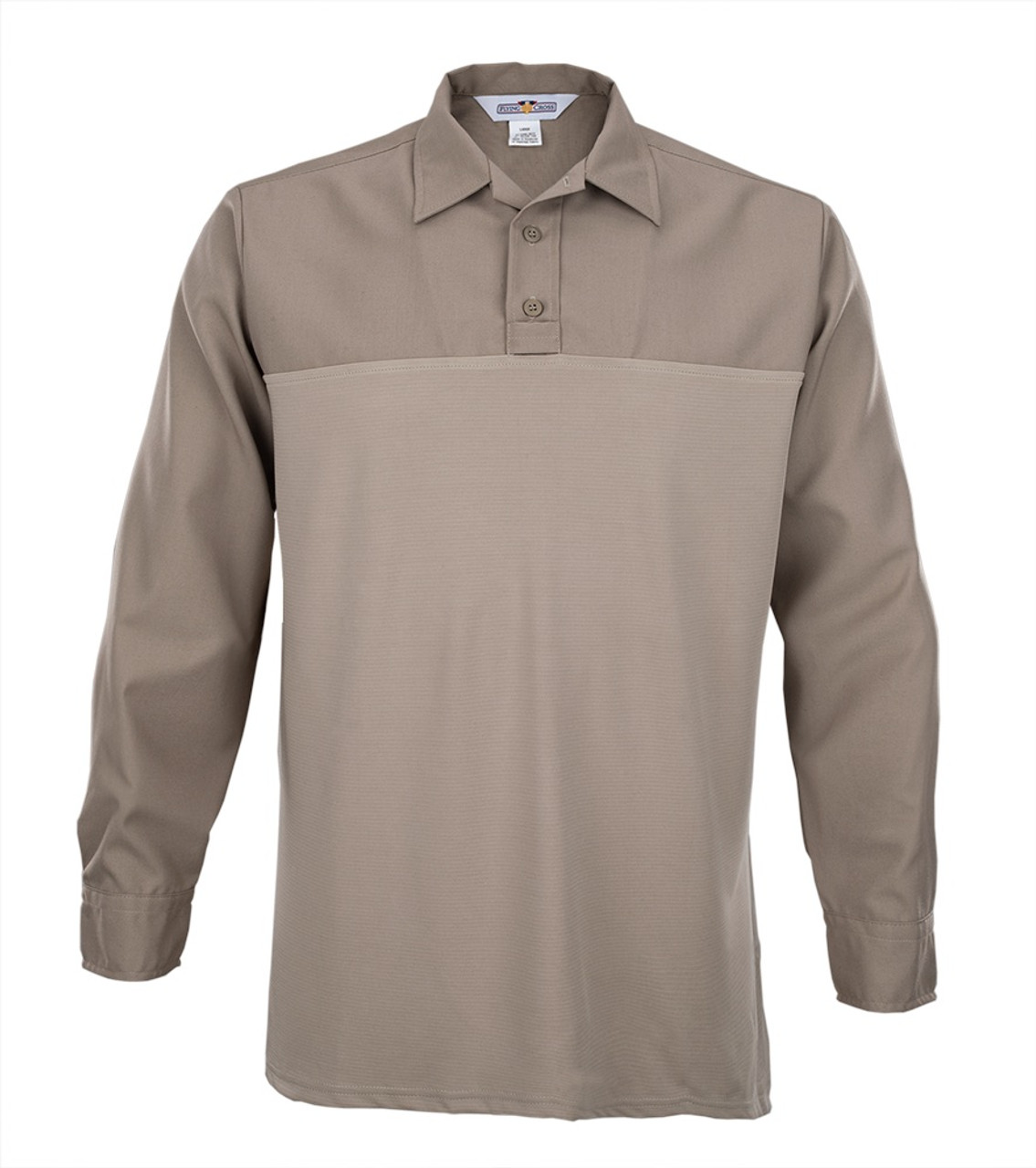 Flying Cross Custom Tan499 Hybrid Patrol Shirt Long Sleeve