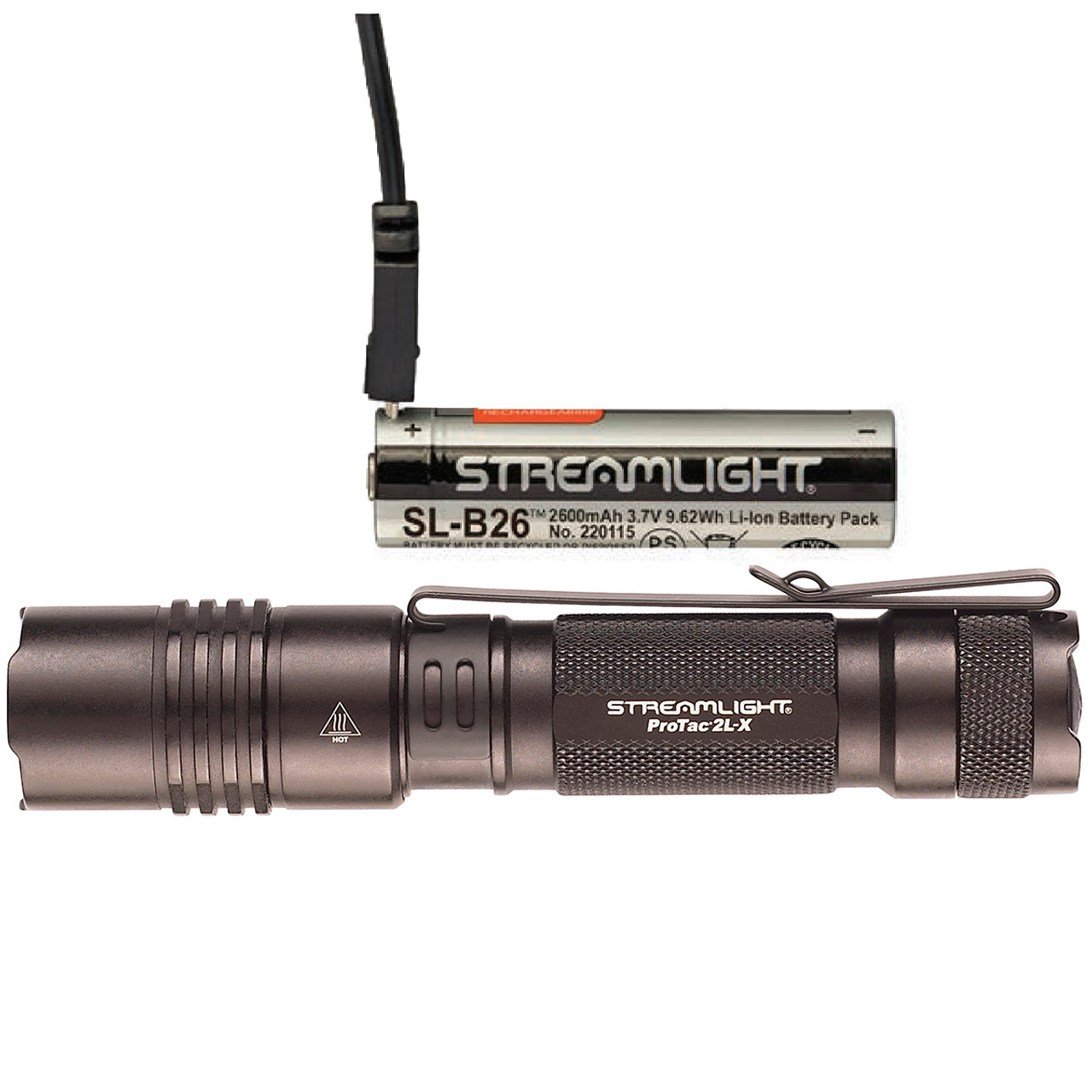 Streamlight ProTac 2L-X USB Flashlight Curtis Blue Line