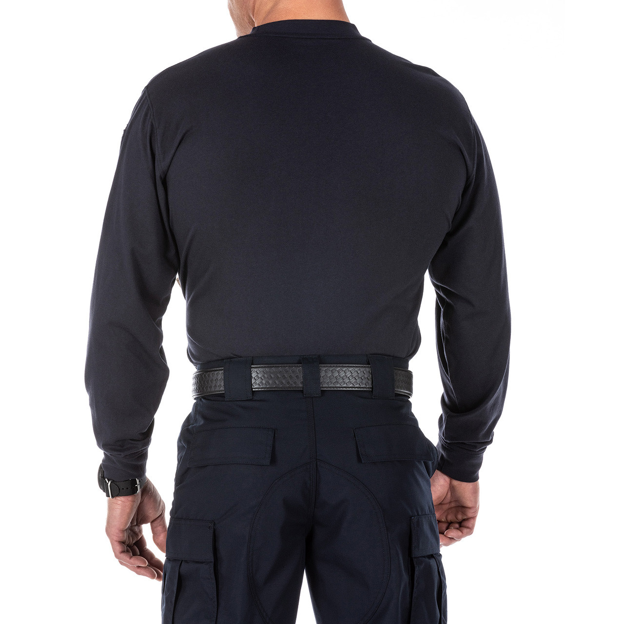 paciente familia Resistente 5.11 Tactical Professional Long Sleeve T-Shirt - Curtis Blue Line