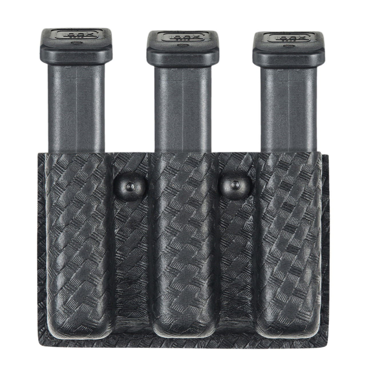 Safariland 775 STX Basketweave Slimline Open Top Triple Mag Pouch Curtis Blue Line