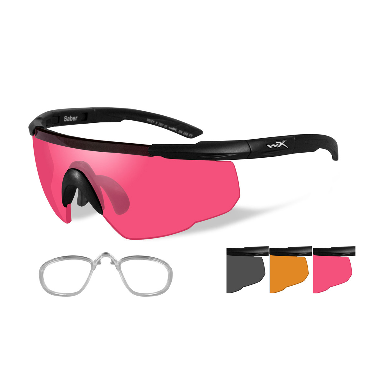Wiley X Saber Advanced Protective Glasses with Rx Insert