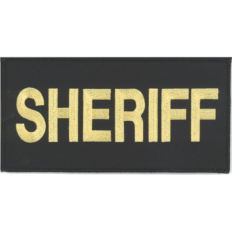 Hero's Pride 8 in. x 4 in. Gold On Black Multnomah County Sheriff