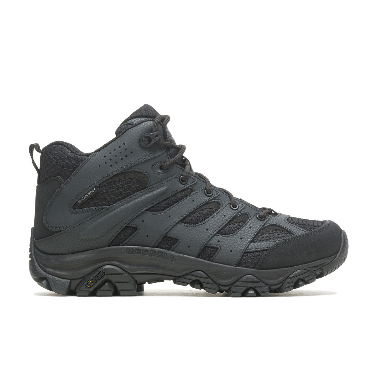 個人装備 MOAB 3 MID TACTICAL WP 26cm Merrell Men's Black Moab 3 Mid Tactical Waterproof Boot