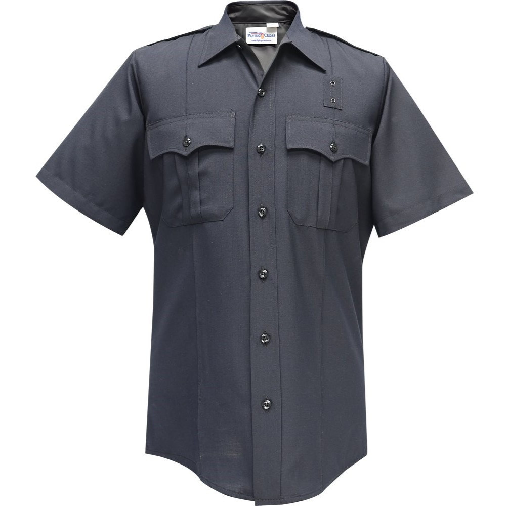 Flying Cross Justice 75% Poly/ 25% Wool Men's Short Sleeve Shirt w