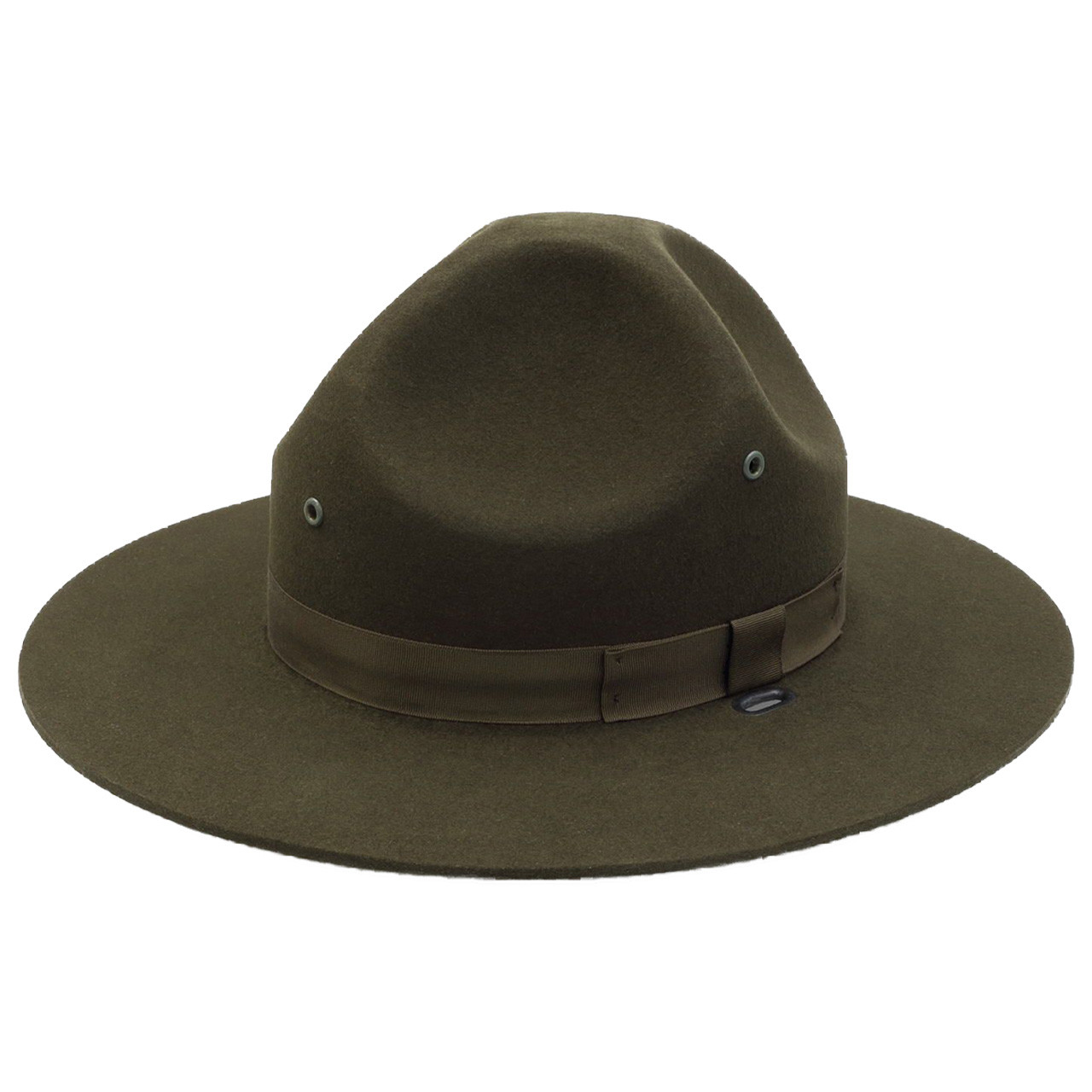 The Bullfighter Jungle Green Felt Wool Hat Forest Green Cowboy Hat – Tailor Hats main image 3