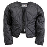 5.11 Tactical Double Duty Jacket, Black quilted liner front view