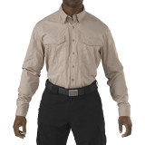 5.11 Tactical Stryke Long Sleeve Shirt, Khaki front view