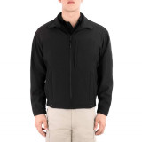 Blauer Softshell Fleece Jacket, black front view