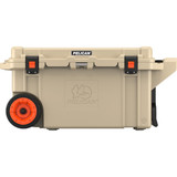 Pelican Elite 80QW Wheeled Cooler, tan