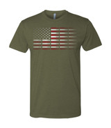 First Tactical Ammo Flag T-Shirt, Military Green