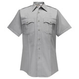 Flying Cross Men's Duro Poplin Shirt, Silver Light Grey