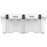 Pelican Elite Cooler 250 qt. White front view