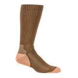 5.11 Tactical Cupron Year Round Crew Sock, Dark Coyote side view