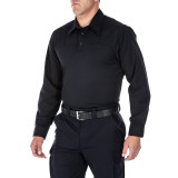 5.11 Tactical Stryke PDU Rapid Long Sleeve Shirt, midnight navy front view