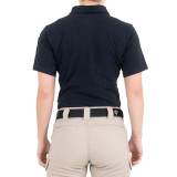 First Tactical Women's Cotton Polo, midnight navy back