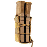High Speed Gear X2R TACO Pouch - MOLLE, coyote brown side view
