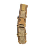 High Speed Gear Extended Pistol TACO Covered - MOLLE, coyote brown