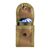 High Speed Gear Duty Glove Pouch, Olive Drab, Open
