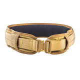 High Speed Gear Slim-Grip Padded Belt, Coyote Brown, Shown Connected