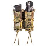 High Speed Gear Double TACO - MOLLE, multi-cam front view