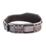 High Speed Gear Laser Slim-Grip Padded Belt - Slotted, wolf gray 3