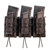 High Speed Gear Double Decker TACO Shingle, Black, Front